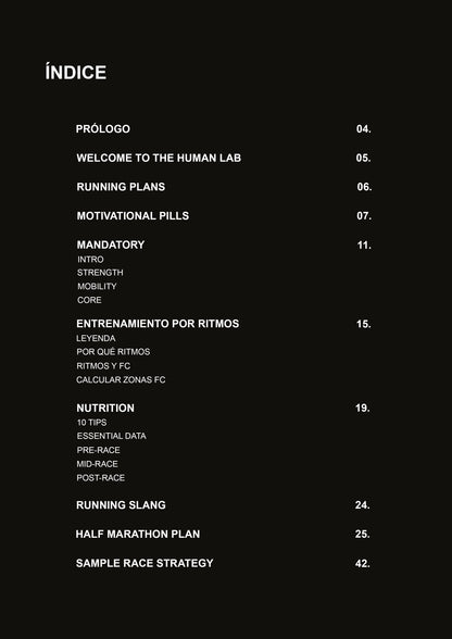 HALF MARATHON PLAN COMPETENT